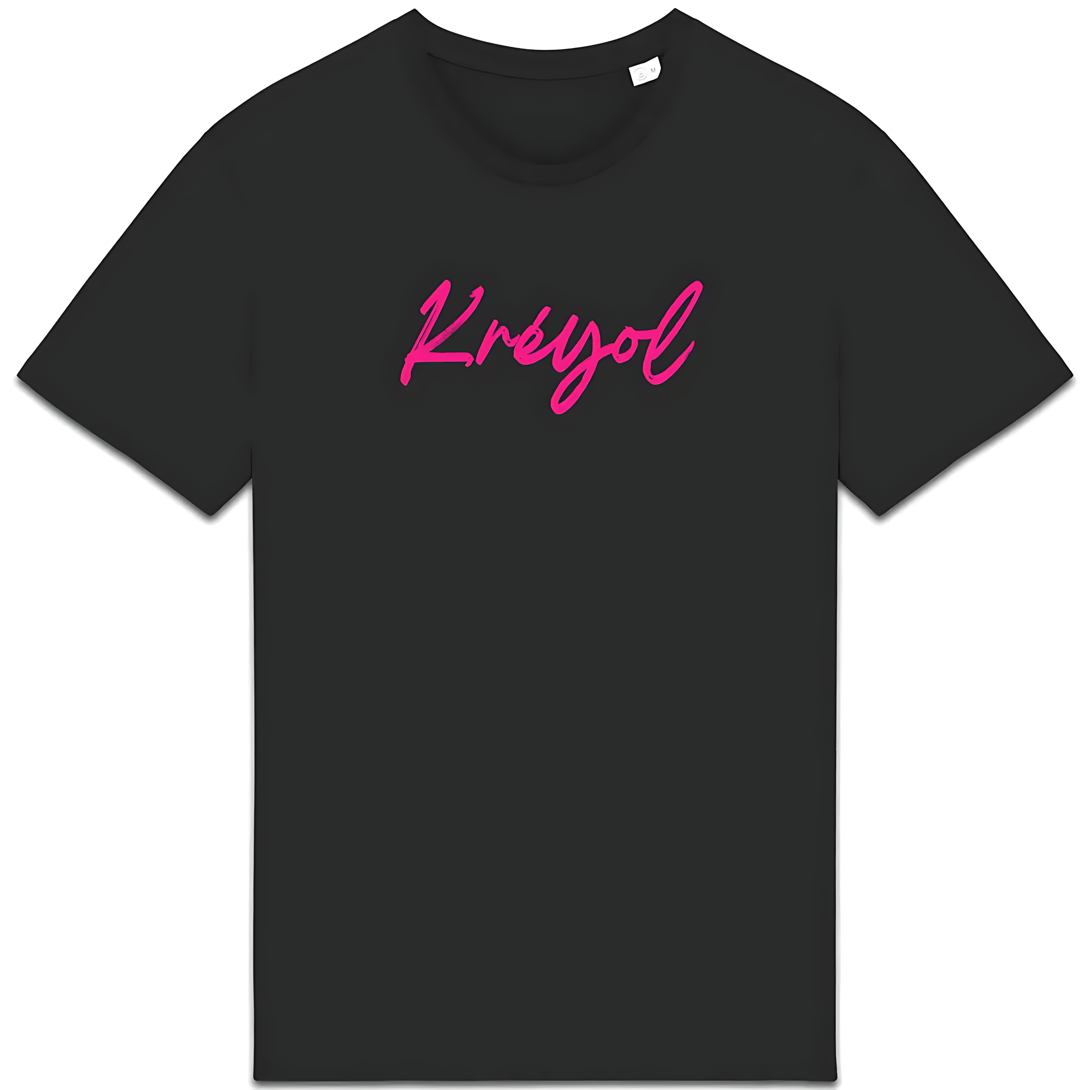 Tshirt KREYOL - Black & Pink
