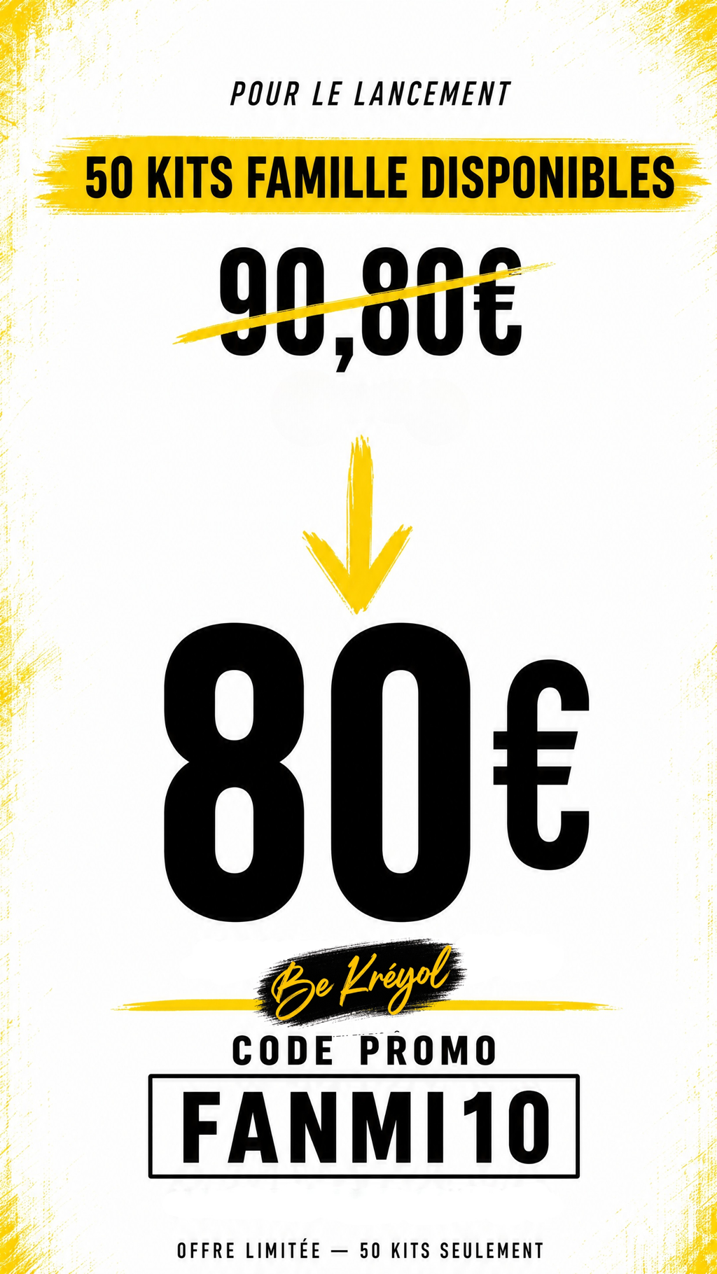 Kit Famille BE KREYOL Offre de lancement