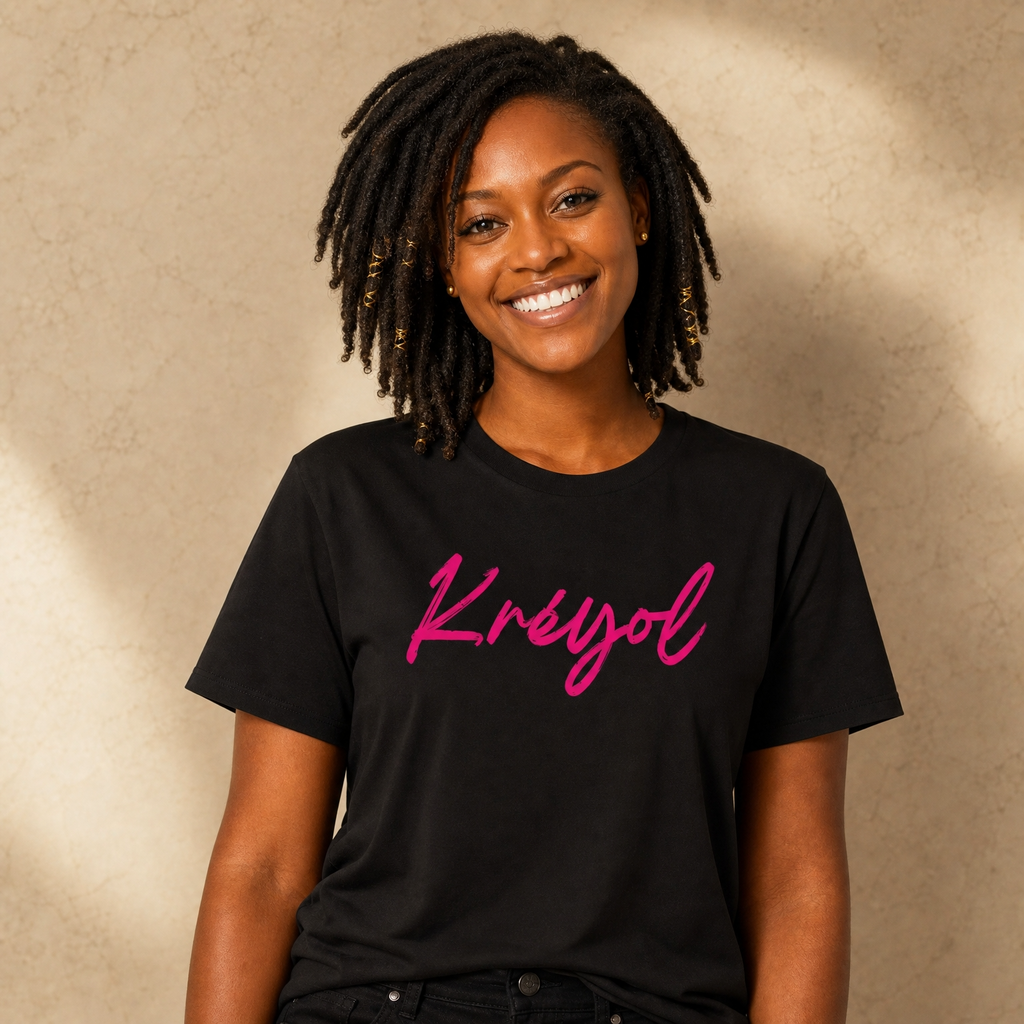 Tshirt KREYOL - Pink Vibes
