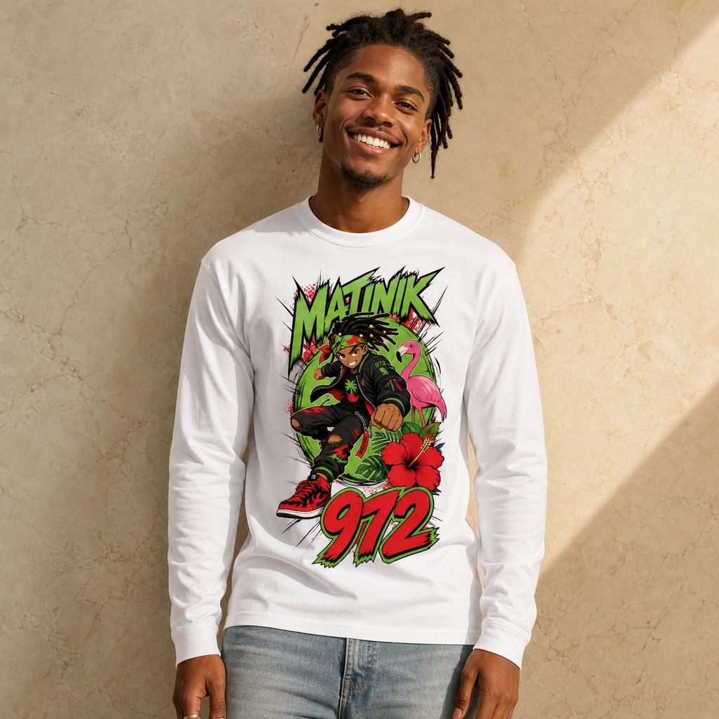 Tshirt Homme Manches Longues 972 MATINIK