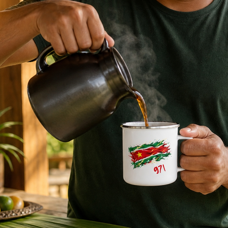 MUG METAL GWADLOUP 971 - Style Vintage