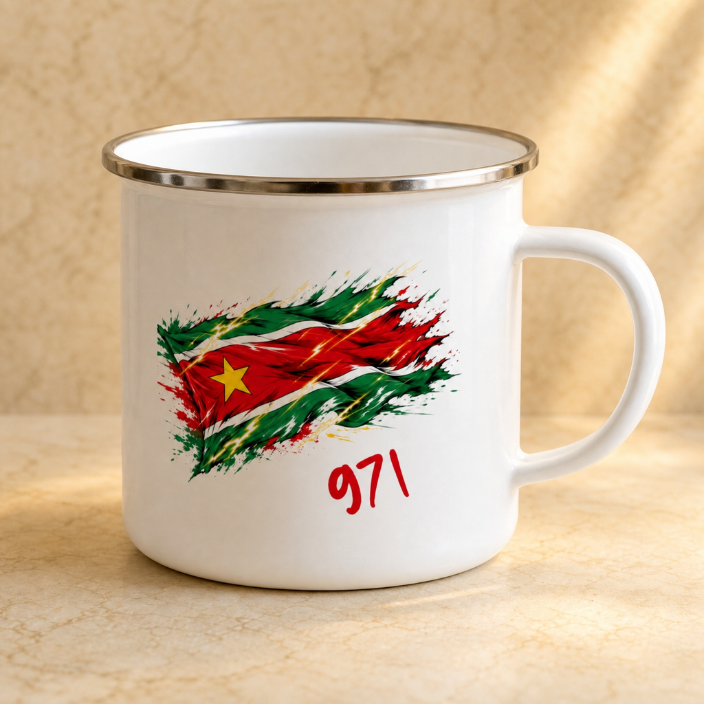 MUG METAL GWADLOUP 971 - Style Vintage