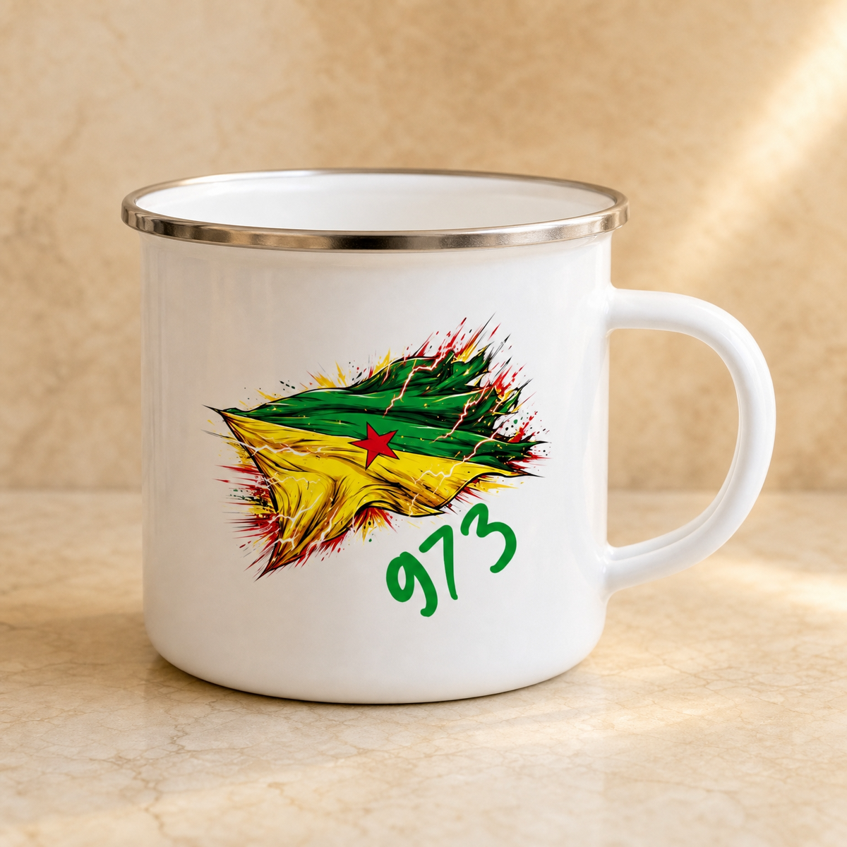 MUG METAL GWYAN 973 - Style Vintage