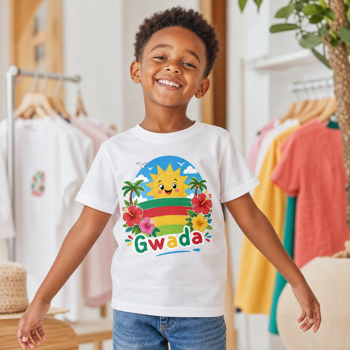 TSHIRT ENFANT GWADA