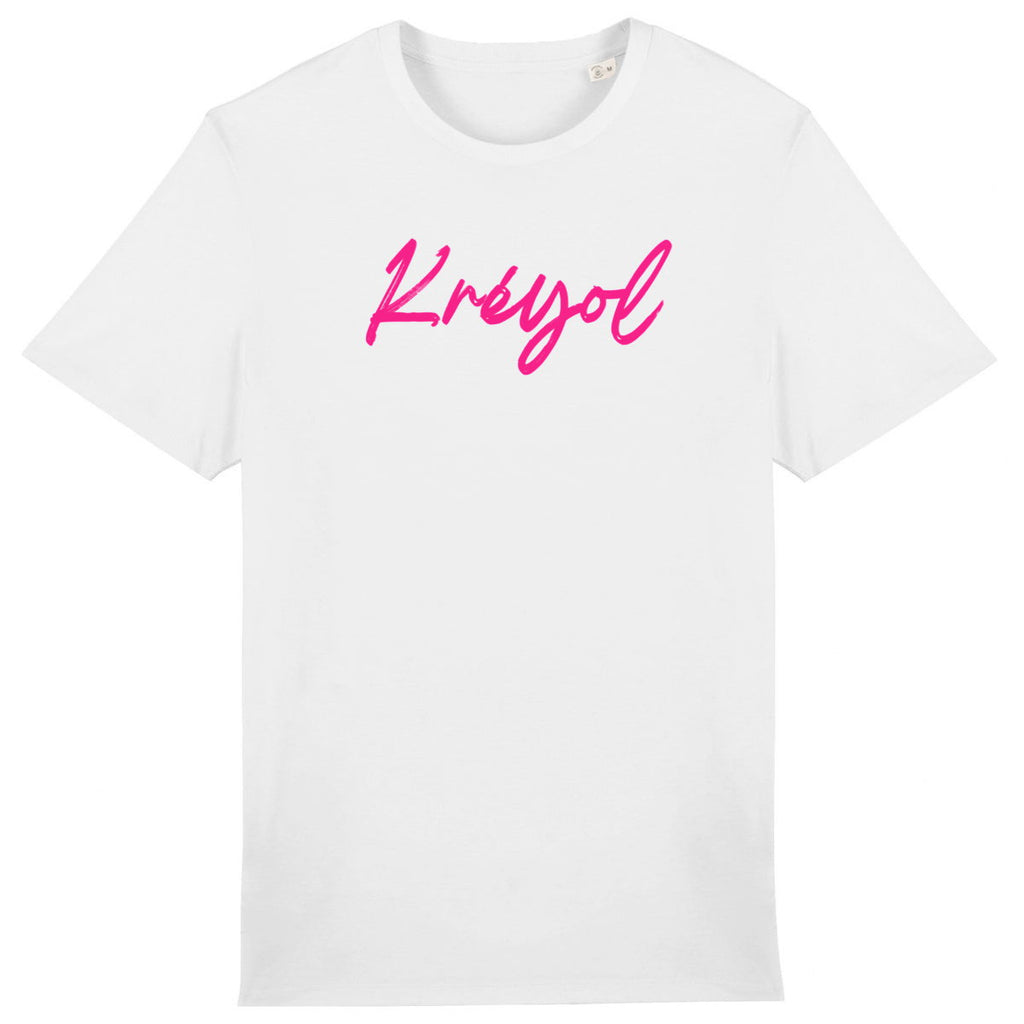 Tshirt KREYOL - Fuschia - face_0