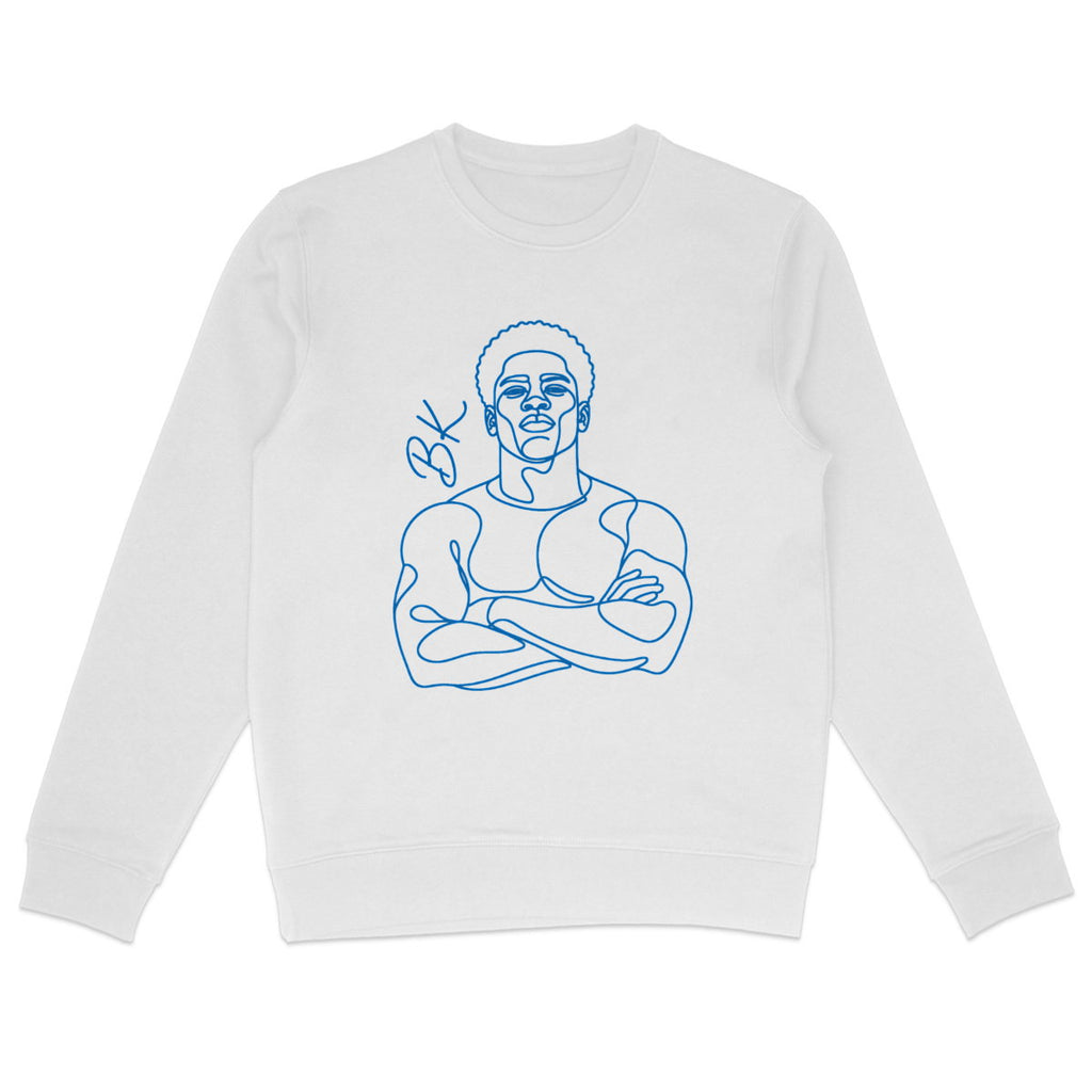 SWEAT SOLID Bleu - face_0 Sweat créole homme Solid bleu en coton bio – mise en scène 1 – créole - bekreyol