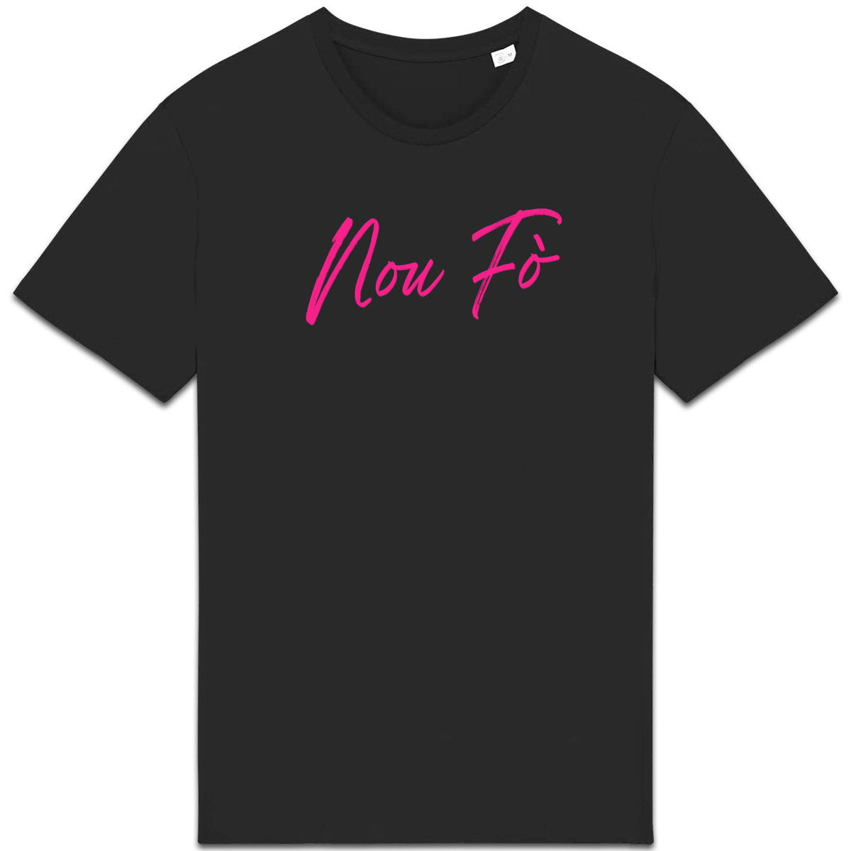 Tshirt Unisexe NOU FO Fuschia - face_1