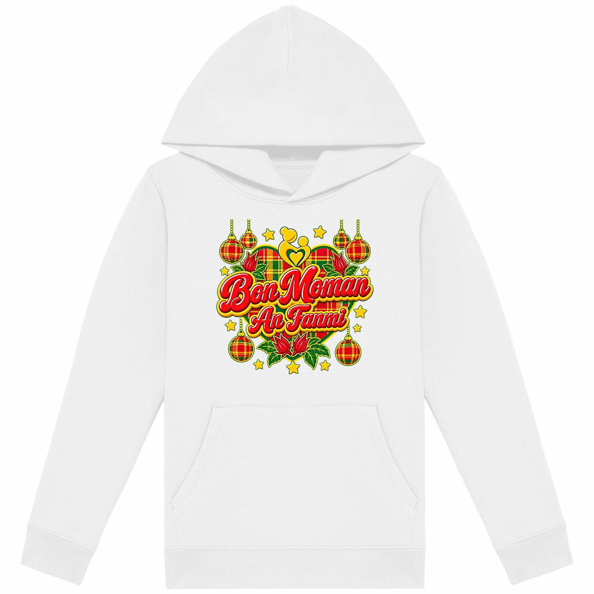 SWEAT BON MOMAN Enfant - face_blanc Nwèl