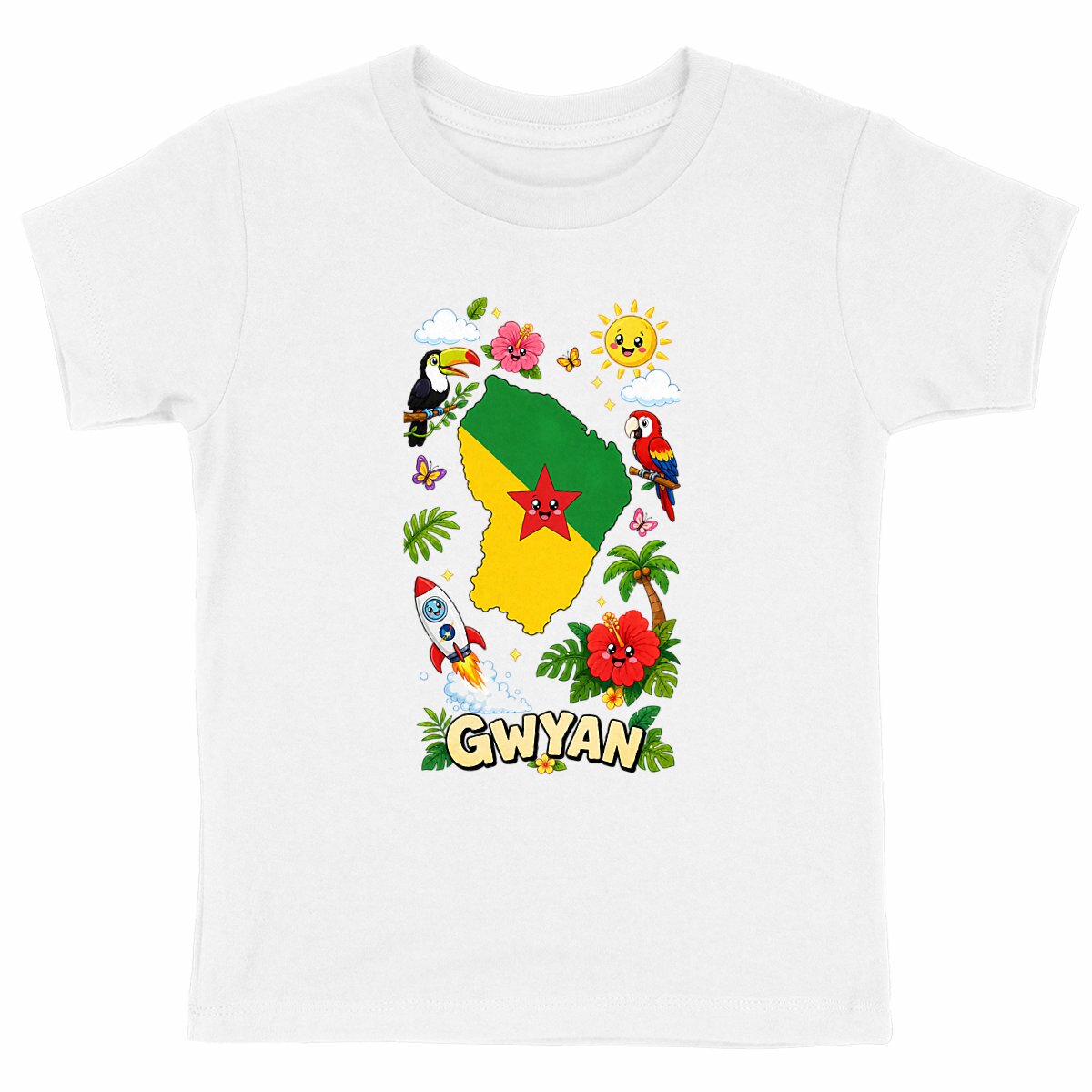TSHIRT ENFANT GWYAN - face_blanc
