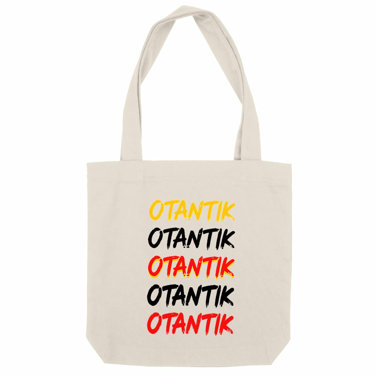 TOTEBAG OTANTIK - face_naturel Totebag homme feme enfant – mise en scène – créole - bekreyol