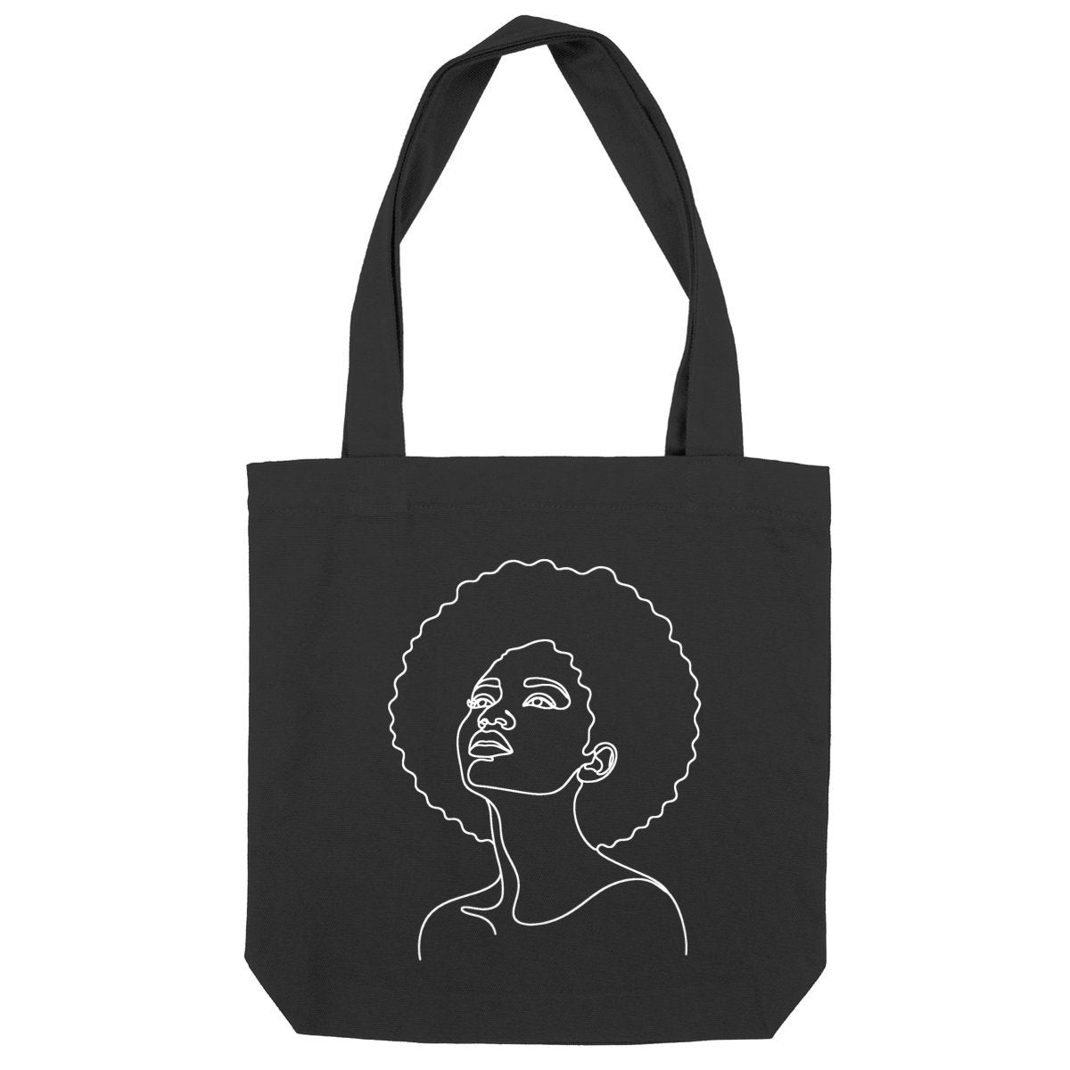 TOTEBAG WOMANLINE - face_noir
