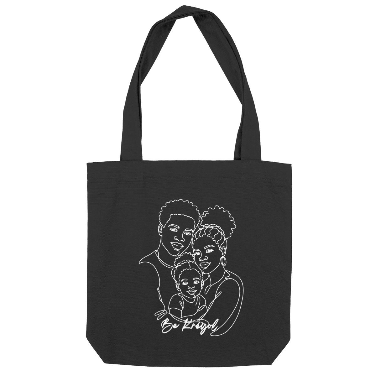TOTEBAG FAMILYLINE - face_noir